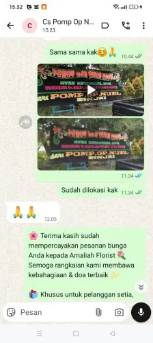 Testimonial Papan Bunga grand wisata bekasi