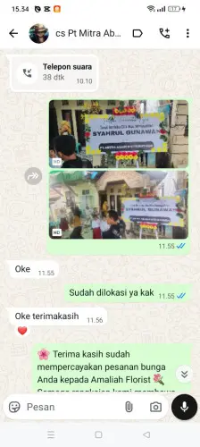 Testimonial Papan Bunga grand wisata bekasi